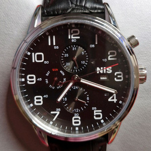 국정원 절대시계 NIS 블랙 +빨강포인트시침 미사용 수집품 선물용 이미지