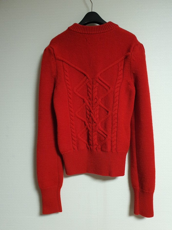 이자벨마랑 버튼 디테일 레드 니트 55~66사이즈 정품--8