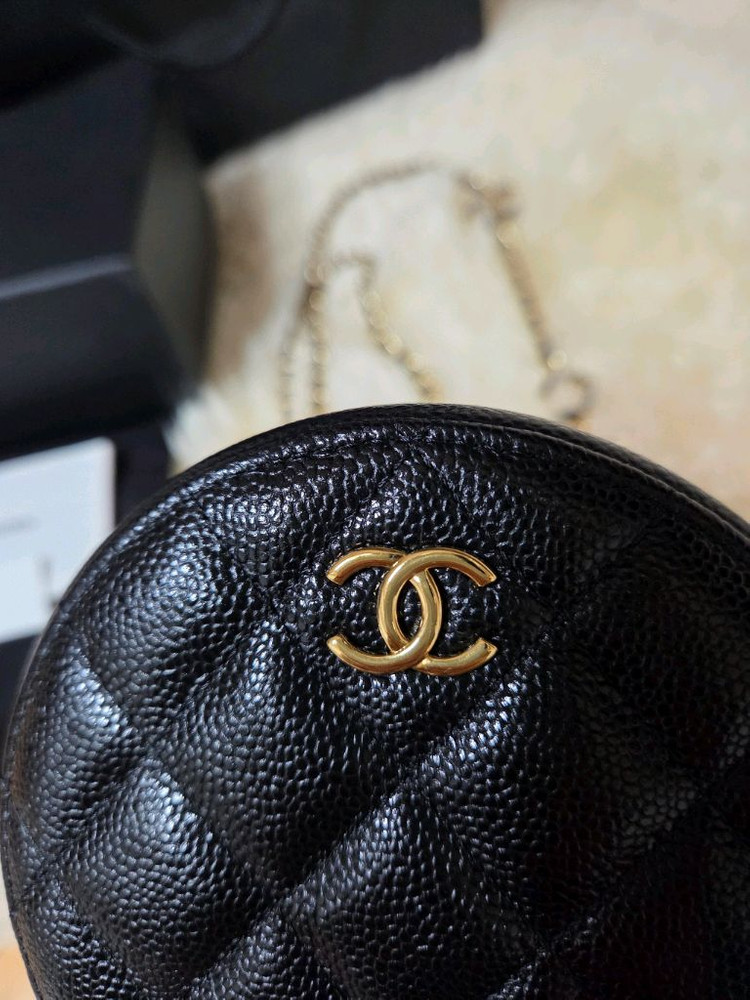 샤넬 코코체인 탬버린백 블랙, 샤넬 코코 캐비어 동그리백 풀박스 이미지