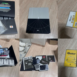 BTS RM,슈가,진,제이홉 솔로앨범 및 proof 앨범 + 컨셉 포토북