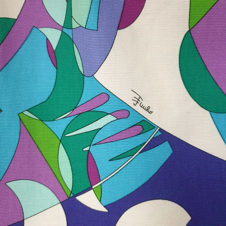 명품 명품 에밀리오푸치 쇼라인 아이코닉 그래픽 추상패턴 스커트--4