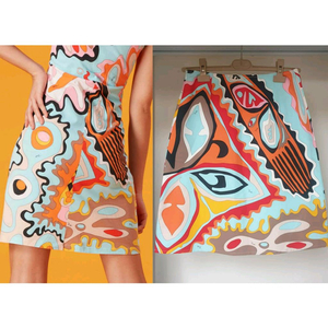명품 명품 에밀리오 푸치 아이코닉 그래픽추상패턴 스커트