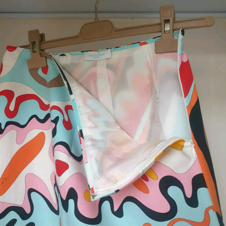 명품 명품 에밀리오 푸치 아이코닉 그래픽추상패턴 스커트--3