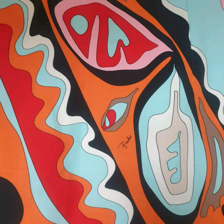 명품 명품 에밀리오 푸치 아이코닉 그래픽추상패턴 스커트--8