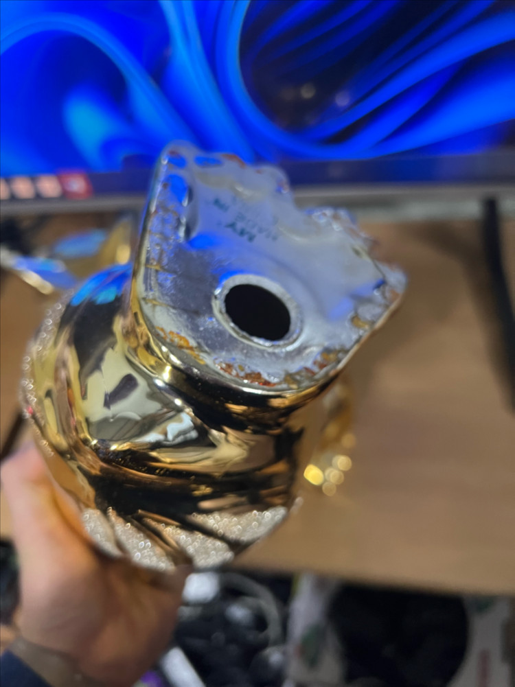 금색 부엉이 장식품 3개 세트 인테리어 소품--1