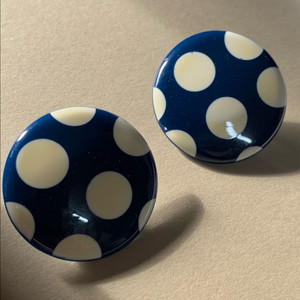 빈티지 도트 귀걸이 귀찌