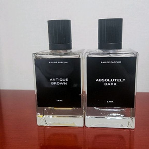 자라 향수 2종(앤티크 브라운, 앱솔루틀리 다크) 이미지