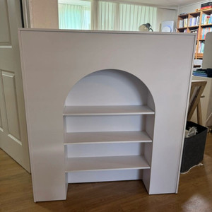 이케아수납선반 및 아치형인테리어선반 , 전면책장 이미지