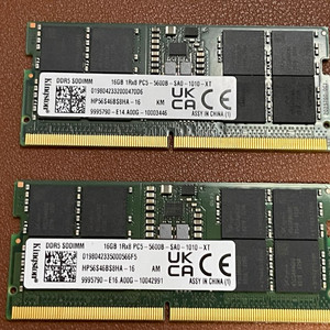 킹스톤 SK하이닉스 DDR5 노트북램 메모리 16GB 5600 2장 32GB 세트