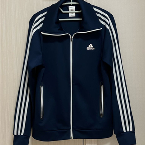 아디다스 남녀공용 네이비 트랙탑 저지 집업