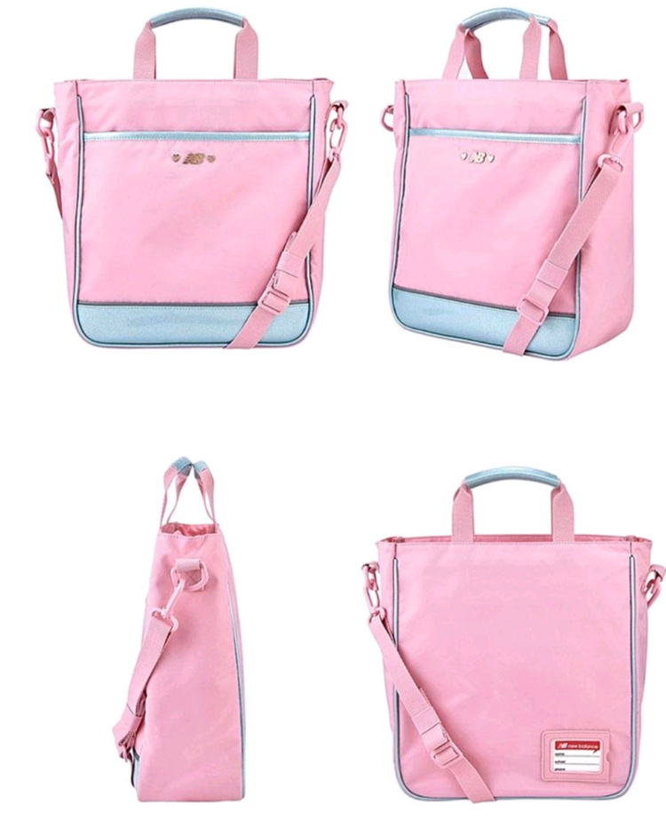 당일발송! 정가 159,000원 미착용 새제품 뉴발란스 키즈 글리터 책가방 보조가방세트--3