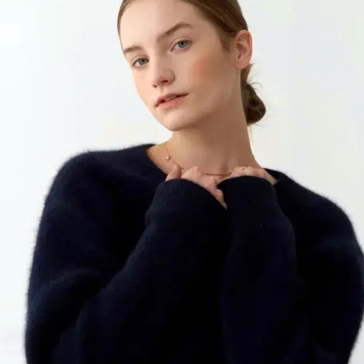 시에(SIE) 벨라 폭스 블렌드 니트 프리사이즈--1