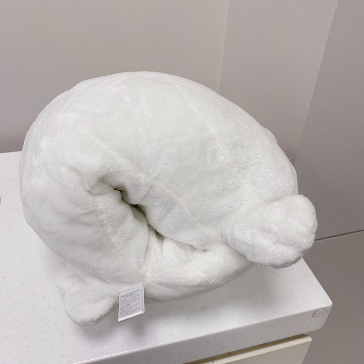 베스킨라빈스 하프물범 허그쿠션 물개 인형--1