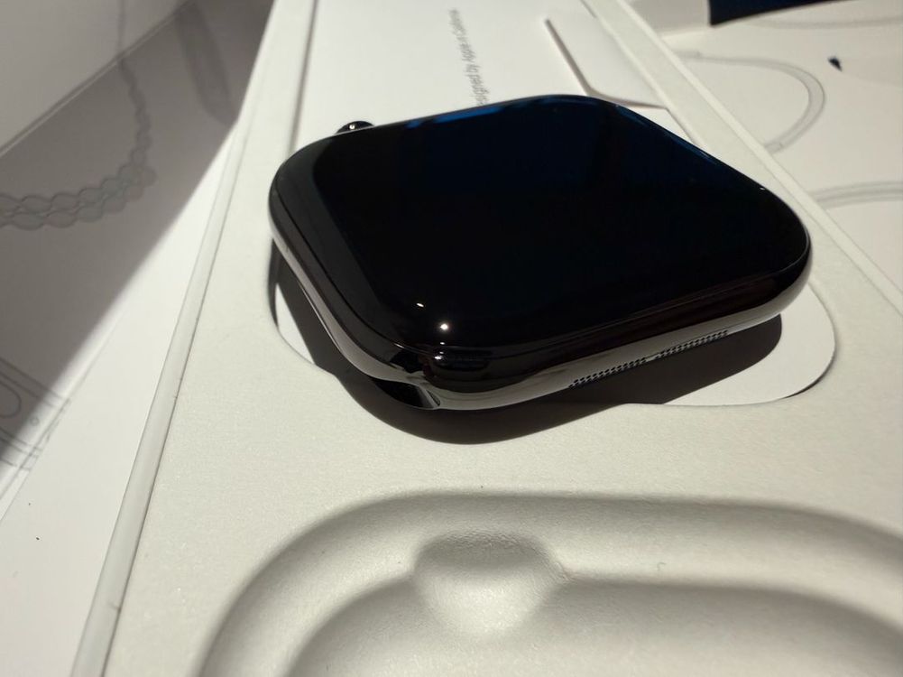 애플워치11 46mm 티타늄 슬레이트 밀레니즈 루프--2