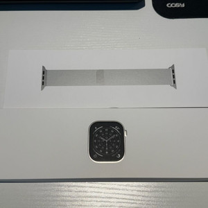 애플워치11 밀레니즈 루프 네추럴 티타늄 새상품 팝니다