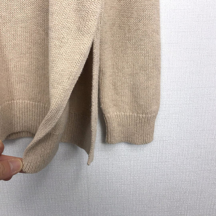 폴로 랄프로렌 V넥 절개 오버핏 니트 여성L--3