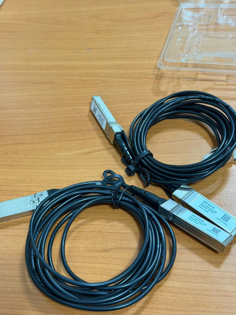 인스퍼 광섬유 랜카드 + QSFP optical SFP+ 케이블--4