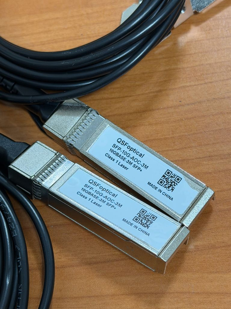 인스퍼 광섬유 랜카드 + QSFP optical SFP+ 케이블--5