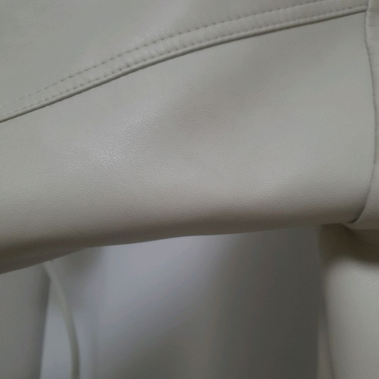 도프제이슨 오버핏 비건레더 래피드 투톤 자켓 L--6