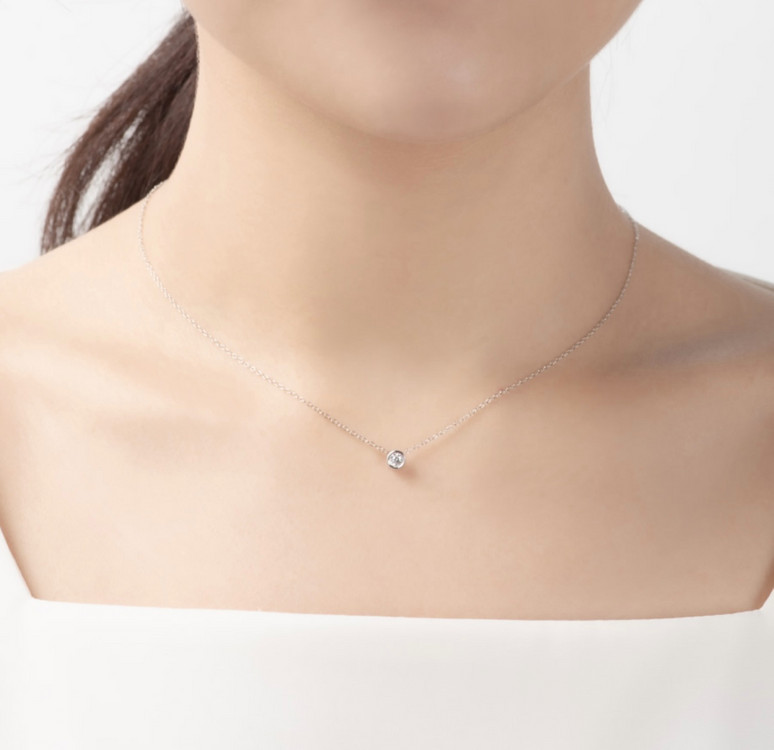 매드스튜디오 헤미스피어 실버목걸이 (새상품)--3