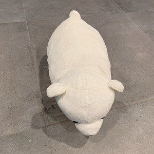 베스킨라빈스 곰인형 북극곰 펫쿠션
