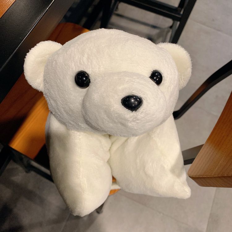 베스킨라빈스 곰인형 북극곰 펫쿠션--5