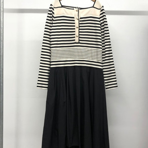 한섬 SJSJ 스트라이프 블록 원피스 55