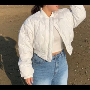 데이지투엘 퀄팅점퍼 프리사이즈 새상품