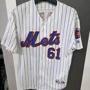 마제스틱 뉴욕 메츠 박찬호 마킹 유니폼 105-110 이미지