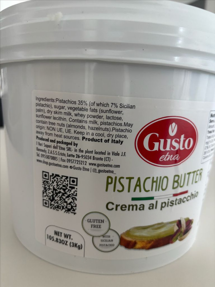 이탈리아 구스토 피스타치오 버터 3kg 3개 이미지