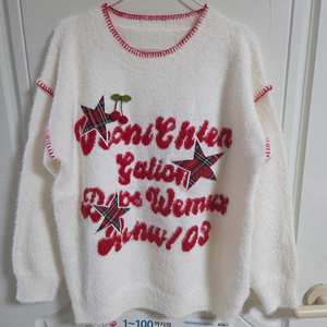 (새상품) 여성 앙고라 루즈핏 니트 프리사이즈