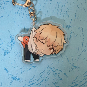 체인소맨 덴지포치타 대롱대롱 아크릴키링 새상품