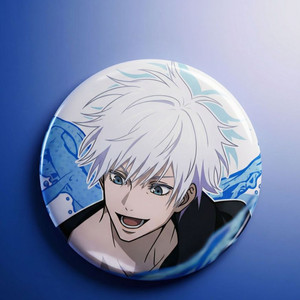 주술회전 고죠 사토루 뱃지 한정판매