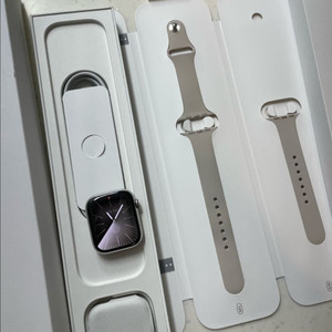 애플워치8스테인리스 45mm 실버 SSS급