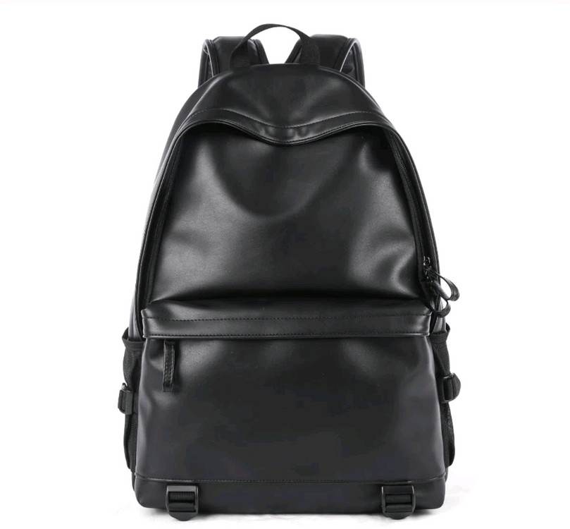 [맨백] 남자 가죽 책가방 대학생 고등학생 백팩 MOY374A 이미지