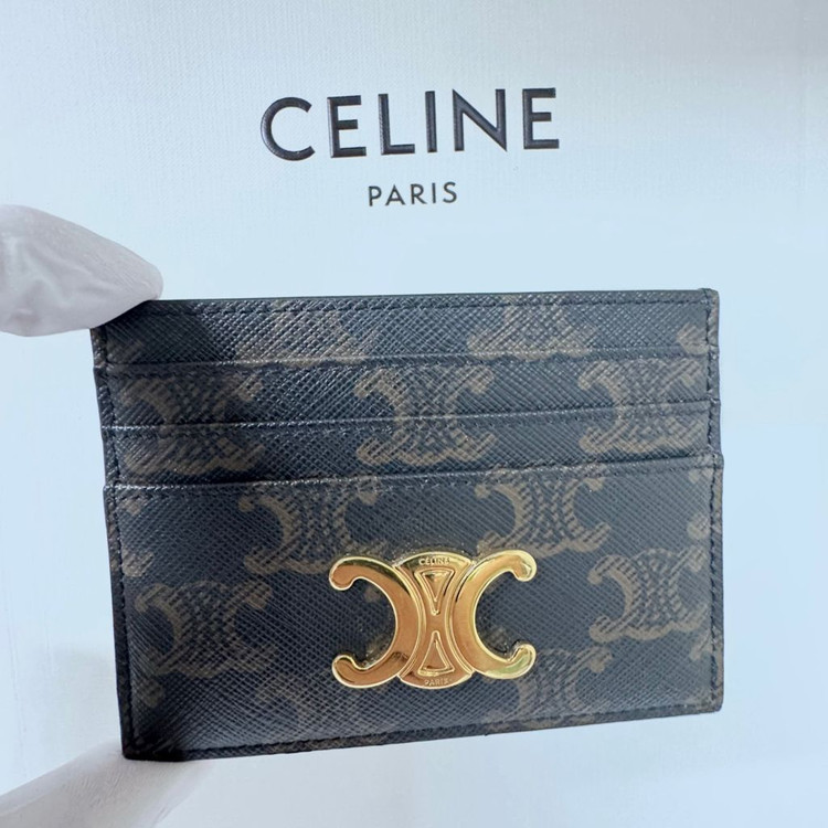 (S급/정품)셀린느 트리옹프 카드지갑--3