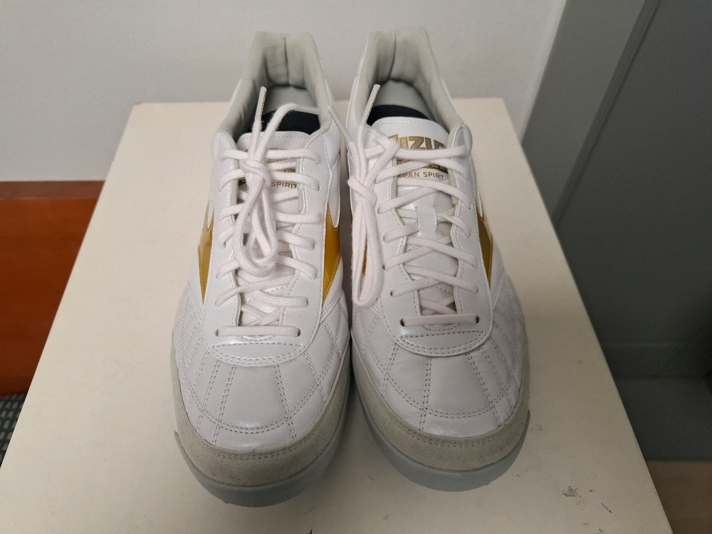 [새제품] 미즈노 풋살화 모렐리아 살라 재팬 TF 265 화이트/골드--2