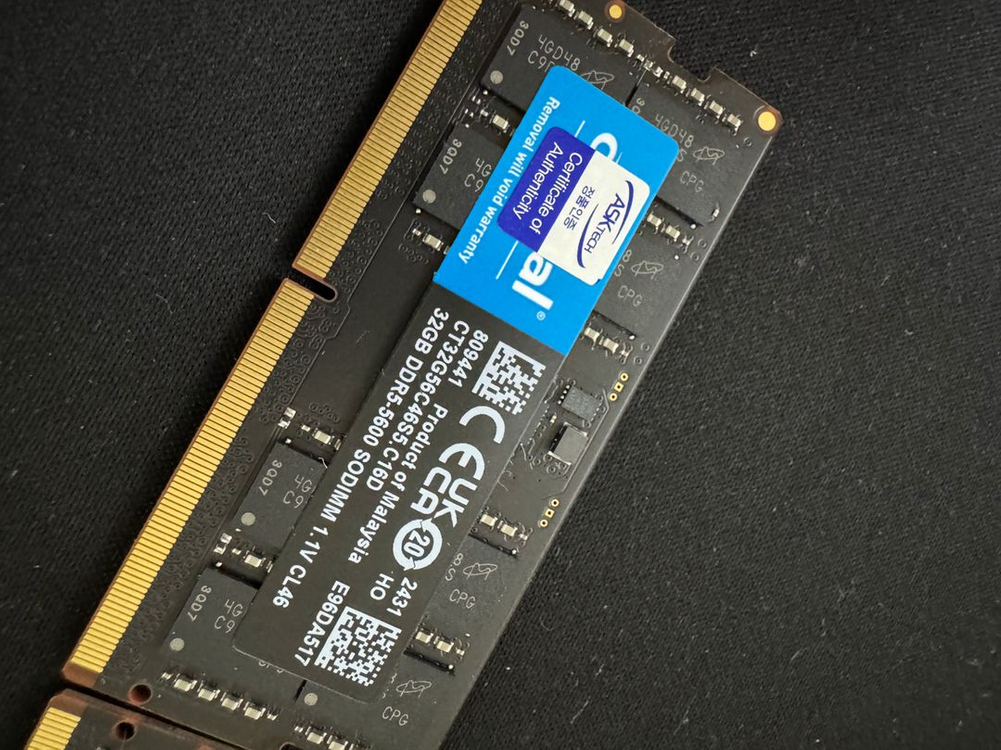 ※노트북용※ DDR5 32GB 5600 두장 판매합니다--1