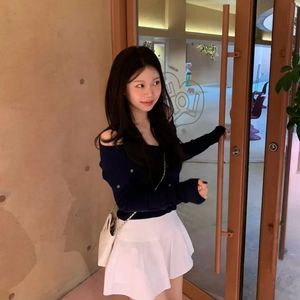 온트 Celi Offshoulder Knit 셀리 오프숄더 니트 네이비