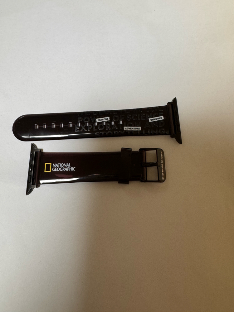내셔널 지오그래픽 애플워치 밴드 블랙 45mm/44mm--1