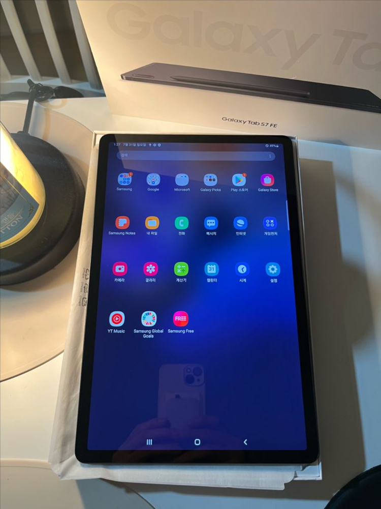 삼성 갤럭시 탭 S7 FE T-735(특SSS급)(셀롤러자급제)--1