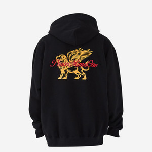 피스마이너스원 주피터 후드 후드티 블랙