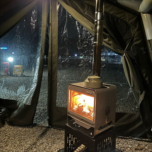 우드앤번 마이스토브 레귤러 플러스 (마레플) 사하라 탄 + 연통세트