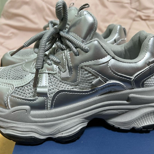 발편한 키높이 어글리 슈즈 실버 38/240mm