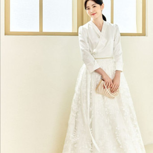 한복 웨딩 원피스/드레스, 덧치마 (슈가드레스 히아신스 제품)