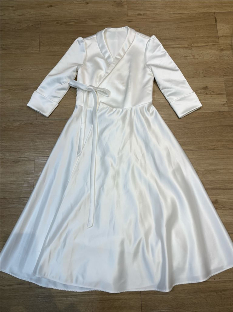 한복 웨딩 원피스/드레스, 덧치마 (슈가드레스 히아신스 제품)--5