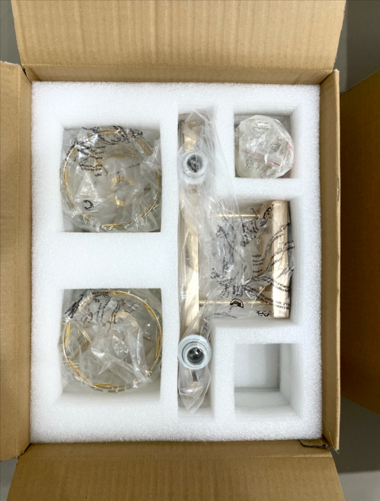 [박스 새상품] 프랑스궁전 컨셉 골드 크리스탈 2등 실내벽등--6