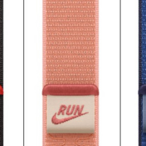 애플워치 나이키 정품 스트랩 스포츠루프 알펜글로우 핑크 46mm 이미지