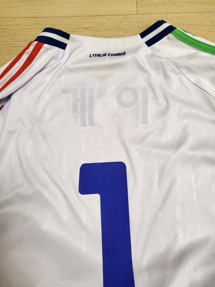 이탈리아 축구 유니폼 세트 XL(100)--3