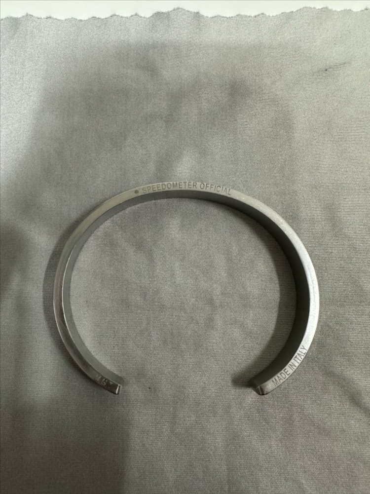 스피도미터 오피셜 브레이슬릿 이태리 명품 팔찌 실버블루 새제품--4